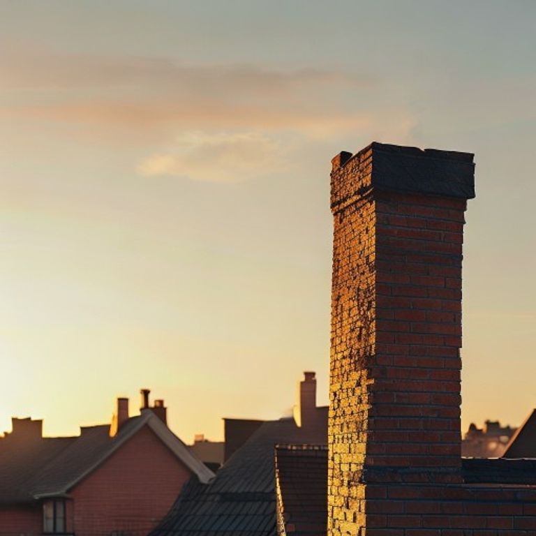 Landon Z Chimney Inc — professional Chimney Sweep in Plainfield, our branded team and work van — Chimney Sweep near me